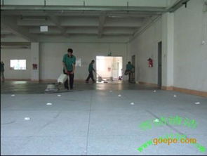 东莞市高埗镇厂房防静电地板打蜡公司 环氧地坪图片 高清大图 谷瀑环保